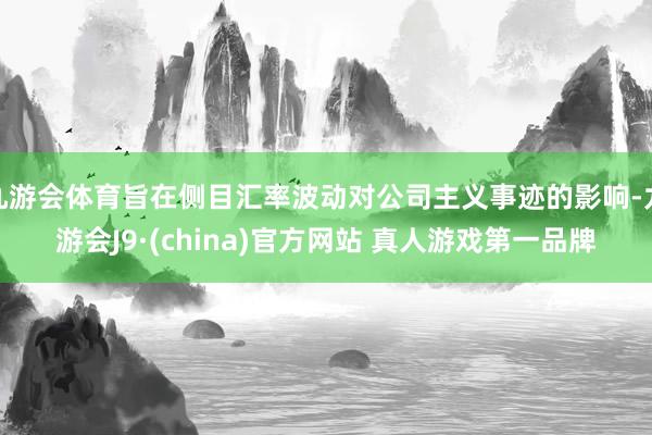 九游会体育旨在侧目汇率波动对公司主义事迹的影响-九游会J9·(china)官方网站 真人游戏第一品牌